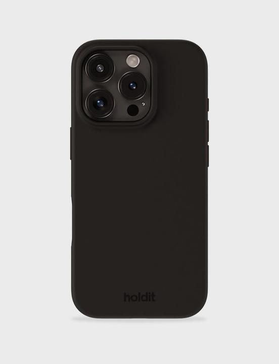 Produktbild Holdit Silikonhülle iPhone 16 ProMax Schwarz (Apple iPhone 16 Pro Max)
