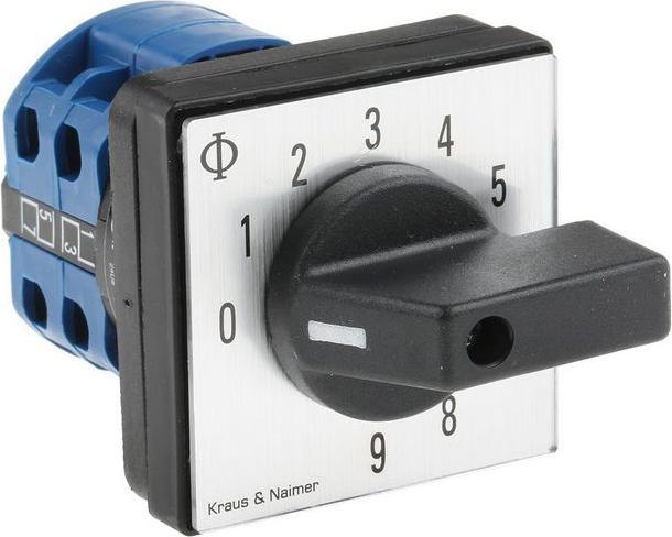 Actual product image Kraus & Naimer BCD cam switch,0-9 6A I(th)