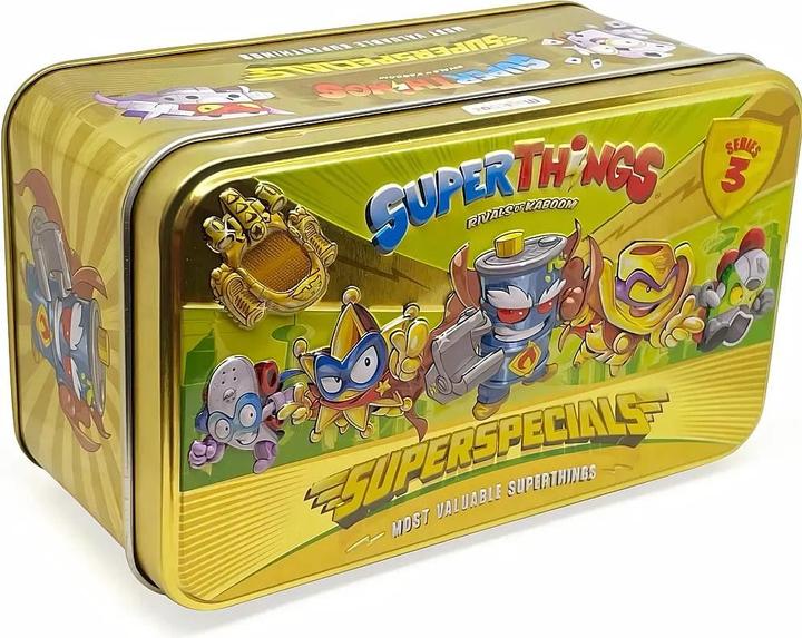 Produktbild Magic Box Super Zings Things Golddose mit 9 Figuren Serie 3
