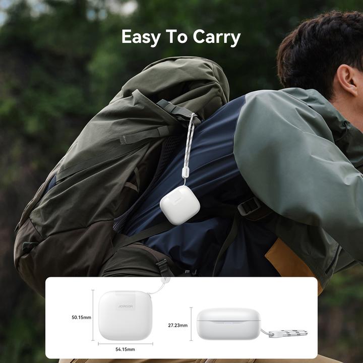Image du produit Joyroom Jdots JR-DB3 TWS Wireless Headphones - White (8 h, Sans fil)