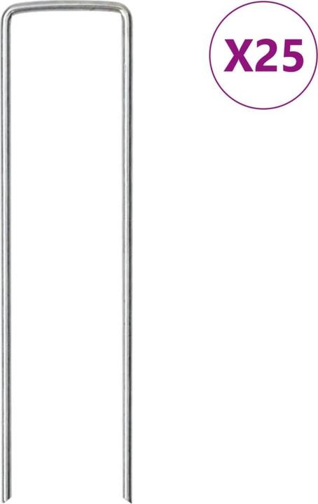 Produktbild vidaXL Bodenanker U-Form 25 Stk.