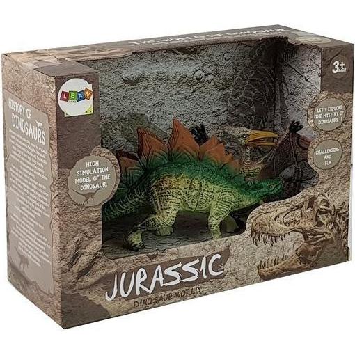 Lean Toys Dinosaurier 2 Stück Stegosaurus, Pteranodon