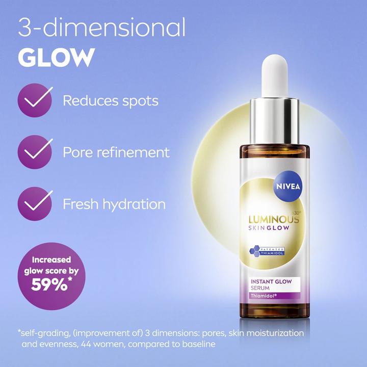 Produktbild NIVEA Luminous630® Skin Glow Instant Glow Serum (15 ml)