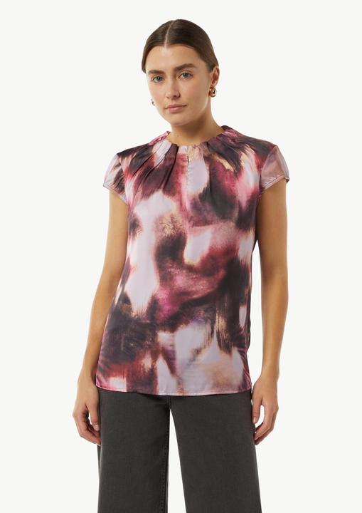Immagine prodotto Comma Bluse Satinbluse mit Raffung und Kappärmeln (46)