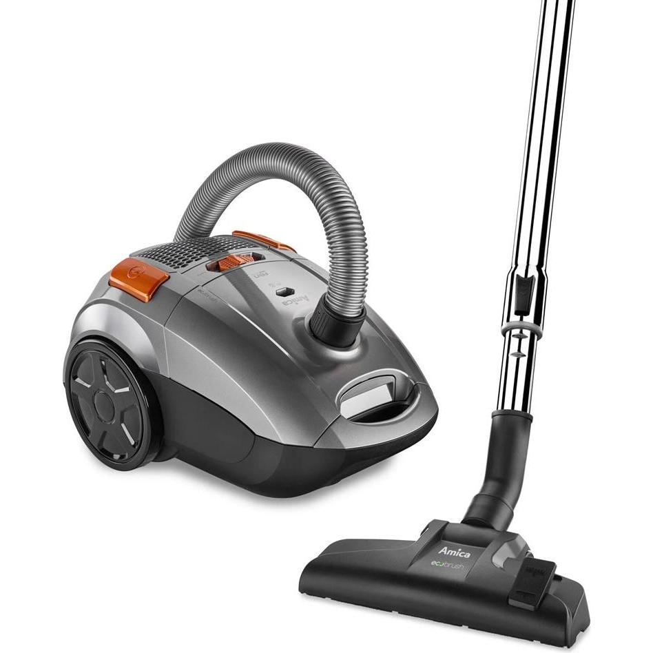 Amica Fen VM2061, Staubsauger, Grau, Silber, Orange