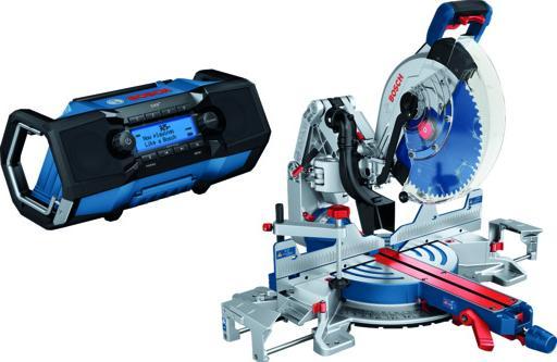 Produktbild Bosch Professional Akku-Kapp- und Gehrungssäge BOSCH Click+Go GCM 18 V-305 GDC BITURBO (Aktionsset)