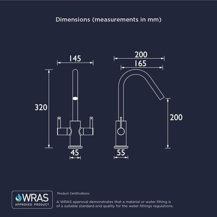 Productafbeelding Bristan Cashew Einhandmischer mit Topfix-Design für einfache Montage