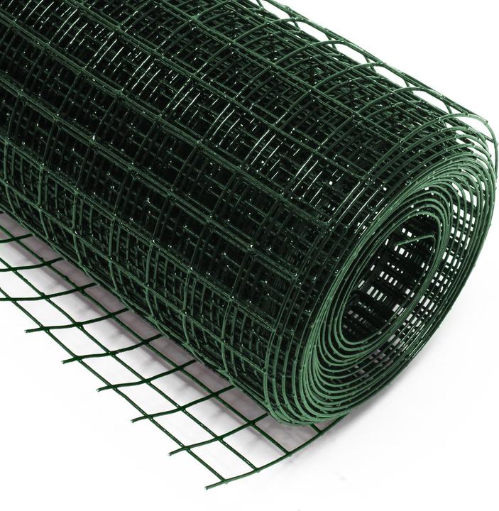 Produktbild Wiltec Volierendraht 5m 100cm 0,9mm 12x12mm Drahtgitter Maschendrahtzaun Stahl