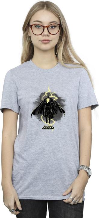 Immagine prodotto Maglietta Boyfriend in cotone Adam Hovering Bolt nero Donna/Ladies (3XL)