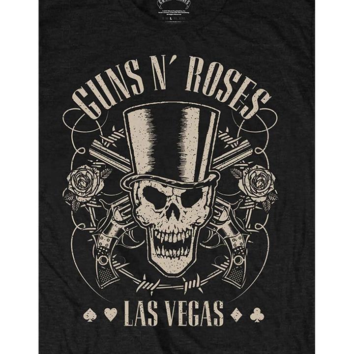 Produktbild Universal Textiles Top Hat Skull & Pistols Las Vegas TShirt (XXL)
