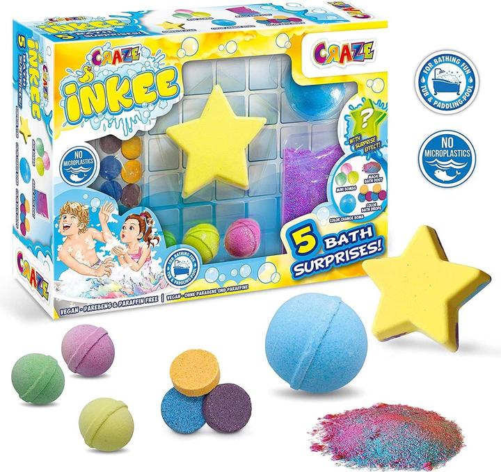 Produktbild Craze Inkee Set mit 5 Badeüberraschungen (1 ml, Badesalz)
