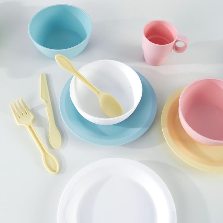 Produktbild KidKraft 27-teiliges pastelfarbenes Koch-Set