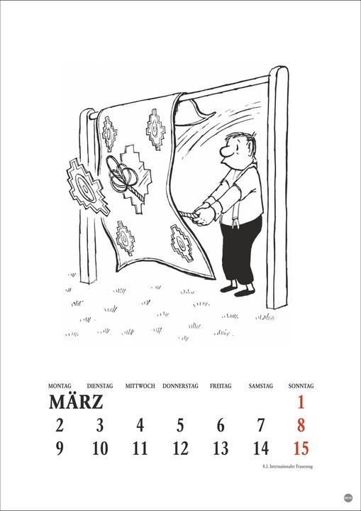 Produktbild Loriot Heile Welt Halbmonatskalender 2026 (Spezial)