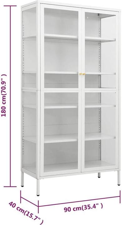 Image du produit vidaXL Rycca (90 x 40 x 180 cm)