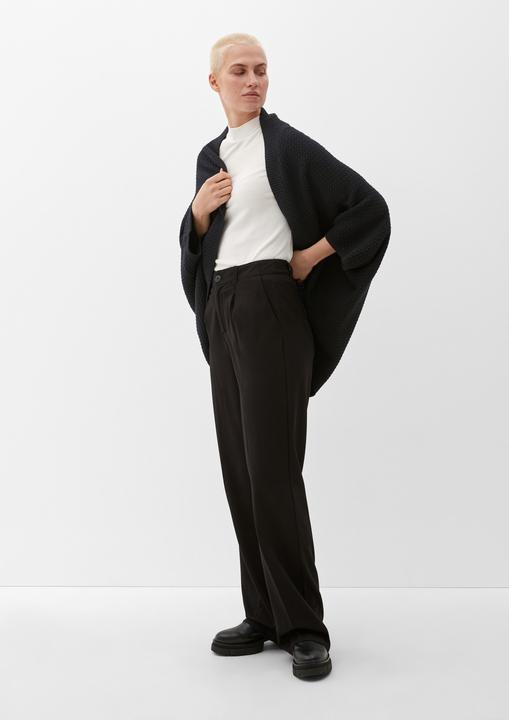 Produktbild s.Oliver Indoor-Poncho Poncho aus Baumwollmix (One Size)