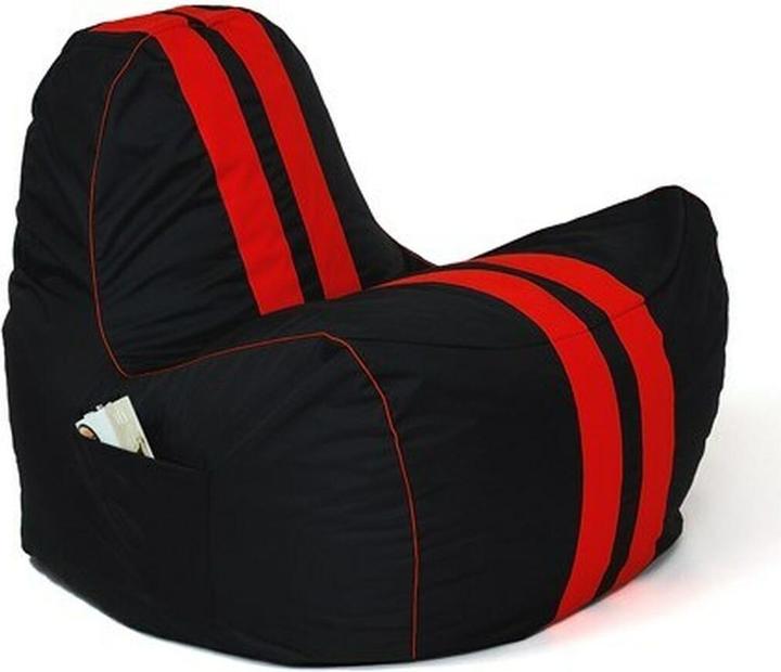Actual product image Go Gift Sako bag pouffe Ferrari black-red XXL 140 x 100 cm