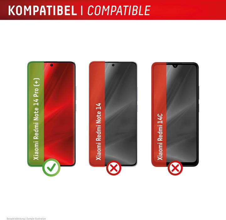 Productafbeelding Displex Premium Glass 3D (1 Stuk, Xiaomi Redmi Note 14 Pro+ 5G, Xiaomi Redmi Note 13 Pro+)