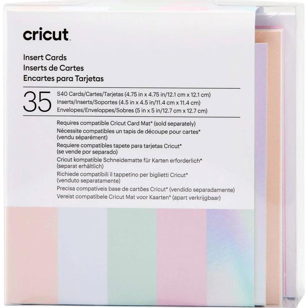 Cricut Insert Cards Princess S40 12,1cm x 12,1cm 35-pack (P)