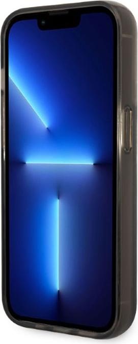 Actual product image Karl Lagerfeld KLHCP14LLNCHCK iPhone 14 Pro 6.1" black/black hardcase Glitter Choupette Head (Apple iPhone 14 Pro)