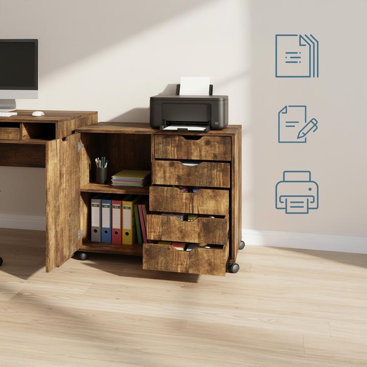 Produktbild Relaxdays Rollcontainer (40 x 40 x 65 cm)