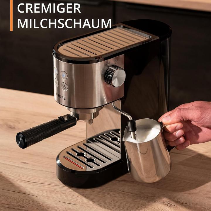 Produktbild Krups XP4418 Virtuoso Essential Espresso Siebträger, Kaffeemaschine