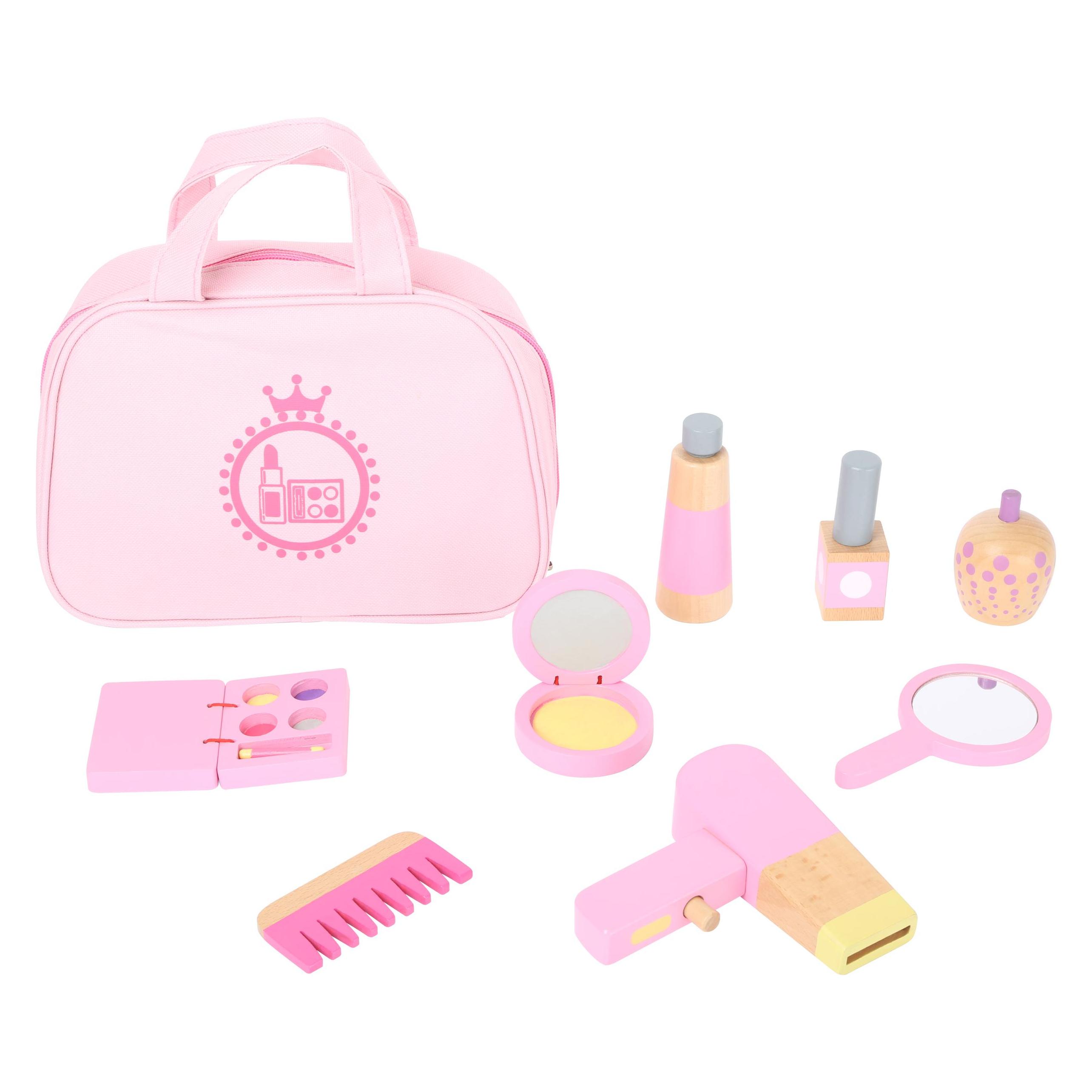 small foot, Set di acconciature giocattolo, Borsa per il trucco