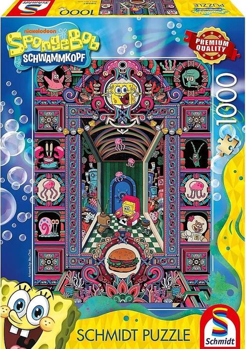 Actual product image Schmidt Spiele SpongeBob, SpongeBobs verrückte Welt 1000 Teile (1000 pieces)