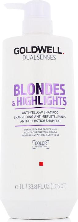 Produktbild Goldwell Dualsenses Blondes & Highlights Anti-Yellow Shampoo szampon do włosów blond (Läuse Shampoo, 1000 ml)