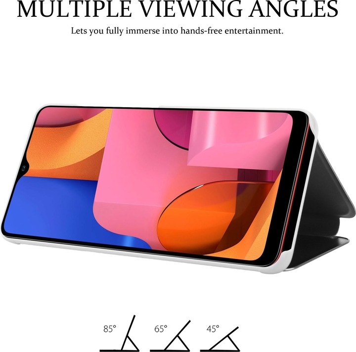 Immagine prodotto Cadorabo Copertina per specchietto retrovisore Smart View a libro (Samsung Galaxy A21)