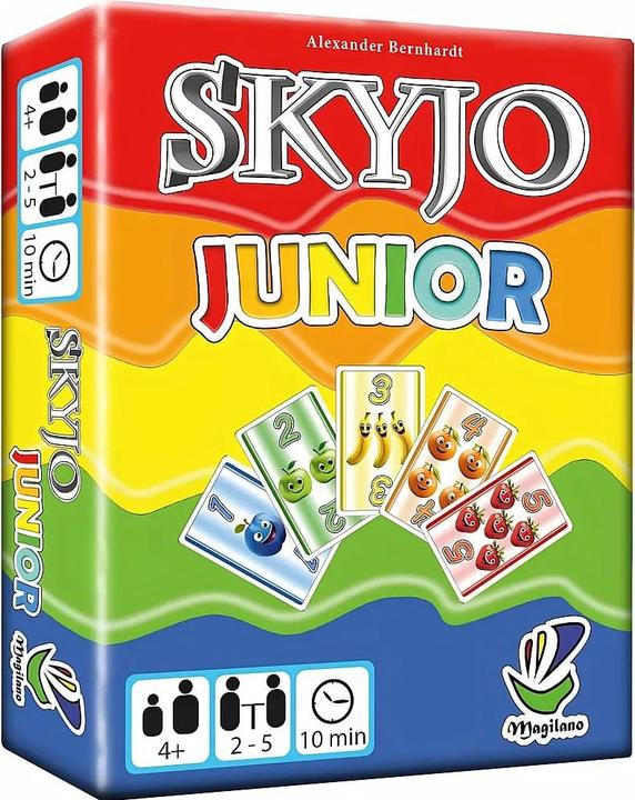 Productafbeelding Skyjo Junior (Duits, Engels, Frans, Italiaans, Spaans, 2 - 5 Spelers)