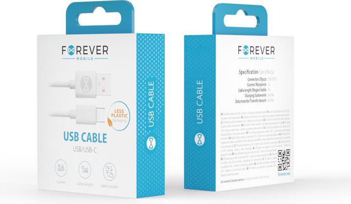 Produktbild Forever USB Type-C Cable 1m 2A (1 m, 10 W)