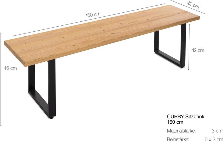 Image du produit Möbel-Eins CURBY (180 cm)