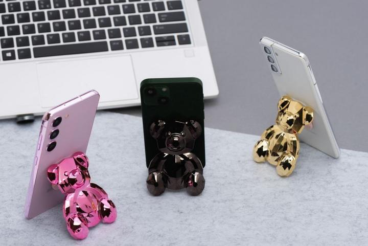 Produktbild OEM Other Phone stand BEAR - stick-on - black