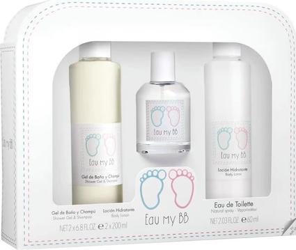Produktbild Eau My Bb Eau de Toilette Set 60ml, Bath Gel and Shampoo 200ml, and Moisturizing Lotion 200ml (Körperpflegeset, Parfum set)