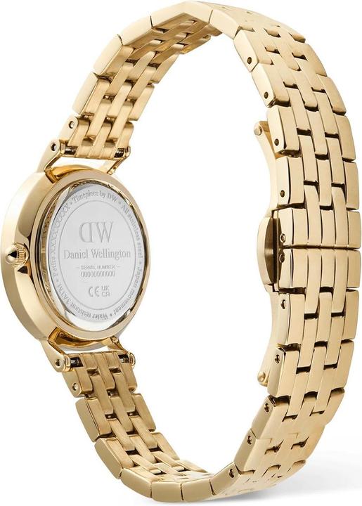 Produktbild Daniel Wellington - Petite 28 Roman Numerals Date 5-Link White Gold DW00100857 (28 mm)