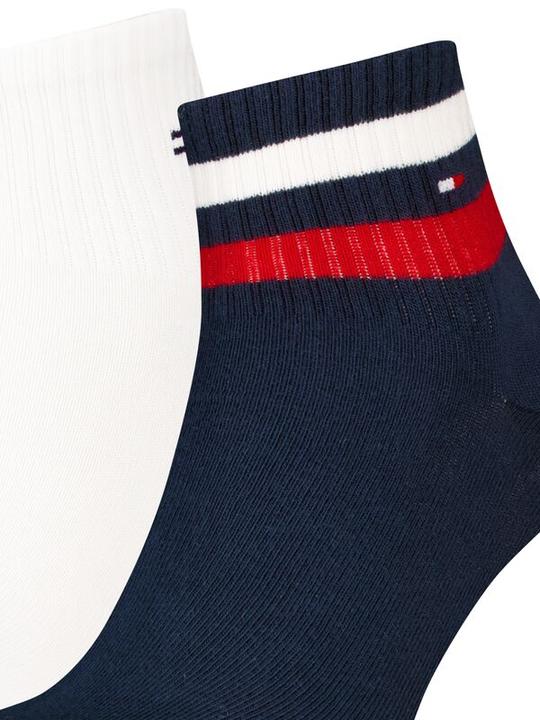 Image du produit Tommy Hilfiger Socken Söckchen 2P Weiss/Marine (lot de 2, 43 - 46)