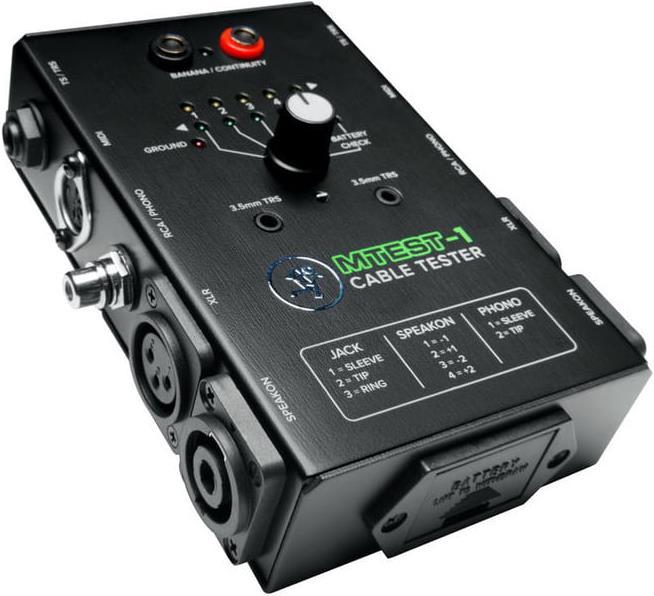 Produktbild Mackie MTest-1 - Kabeltester (Audio Kabeltester)
