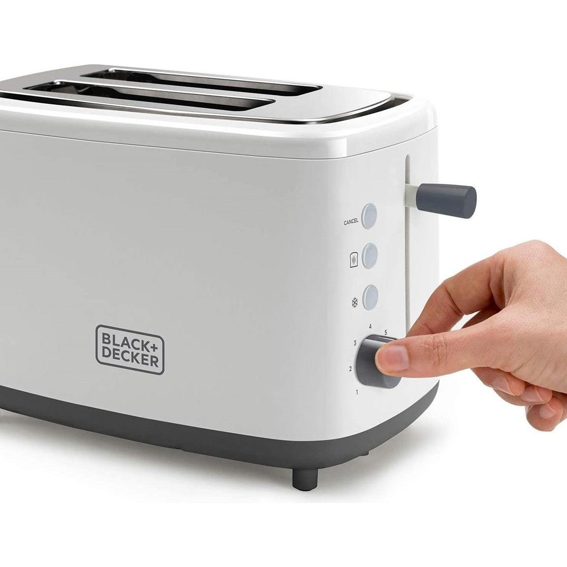 Black & Decker BXTO820E, Toaster, Weiss