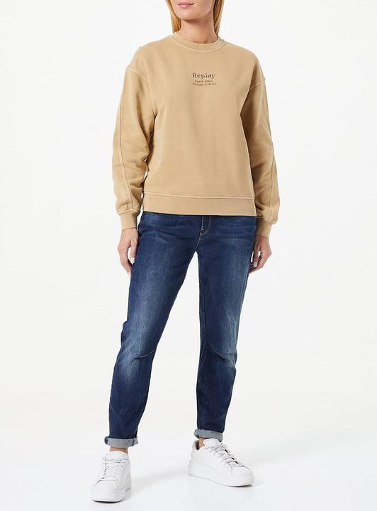 Produktbild Replay Dames W3661 Sweatshirt, 145 Sahara Sand, S (S)