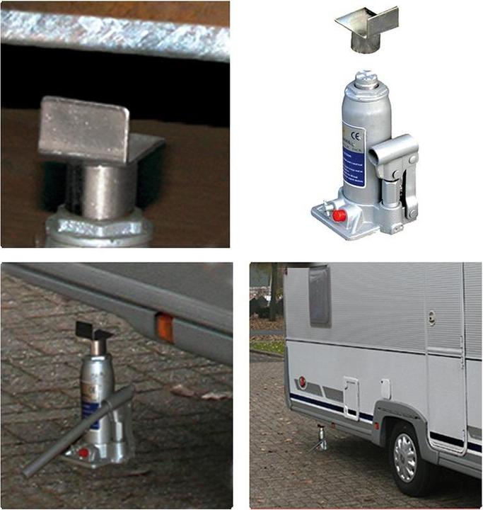 Actual product image ProPlus Adapter for punch jack with single edge upstand