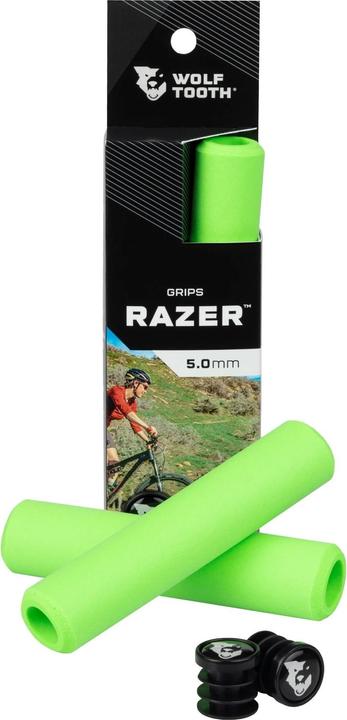 Actual product image Wolf Tooth Razer Grip, 135/30mm, green