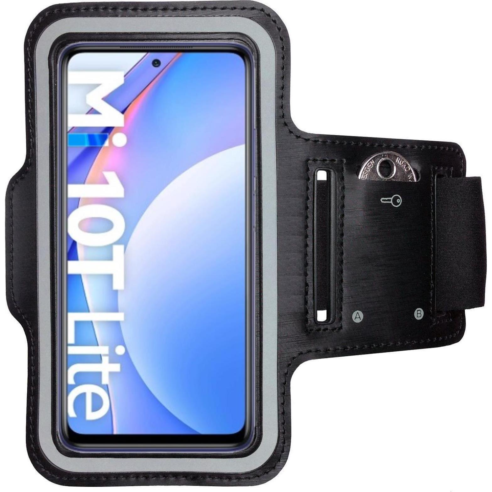 CoverKingz Sportarmband für Xiaomi Mi 10T Lite 5G, Smartphone Sportarmband, Schwarz