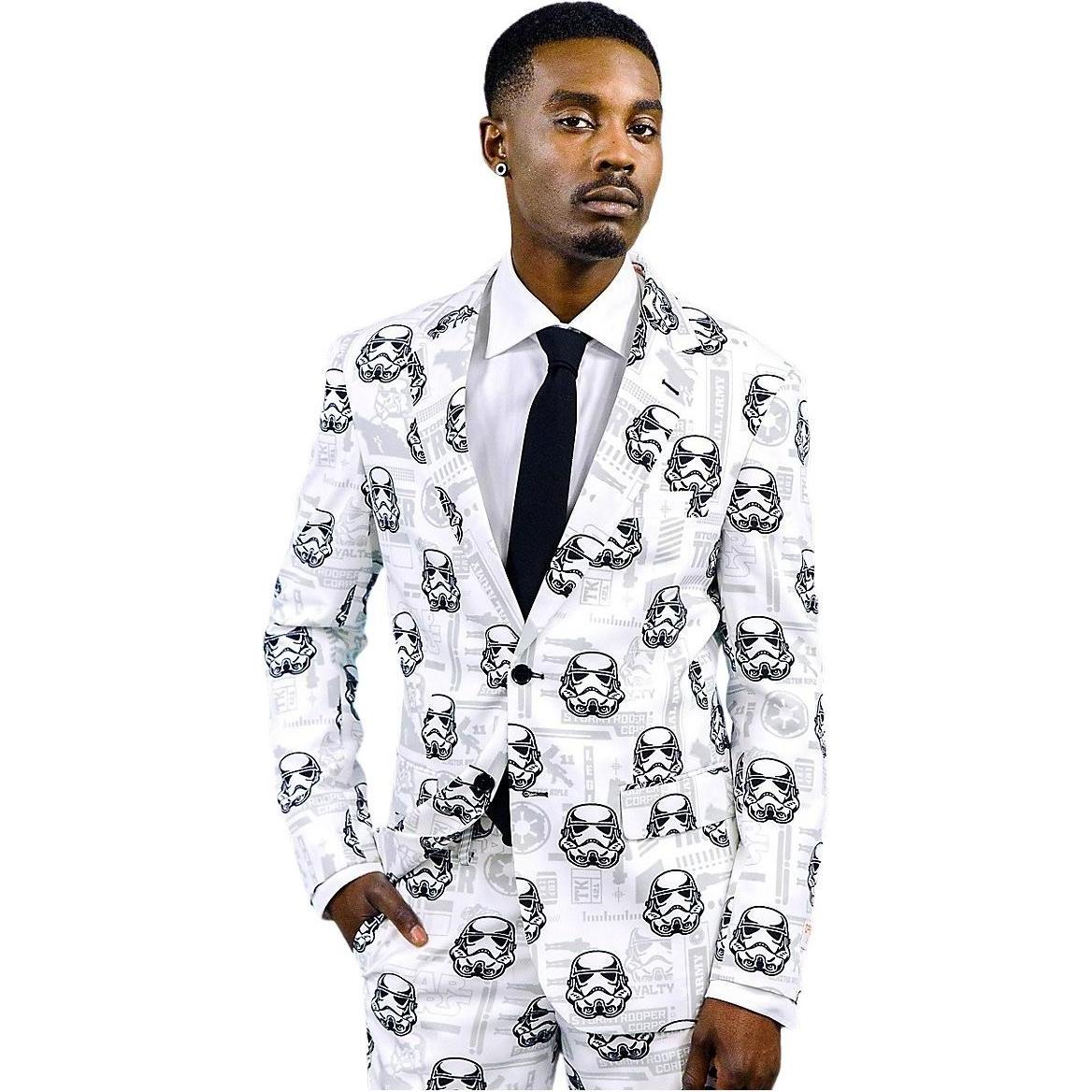 OppoSuits Stormtrooper Jackett - slim-fit Karneval Sakko (50)
