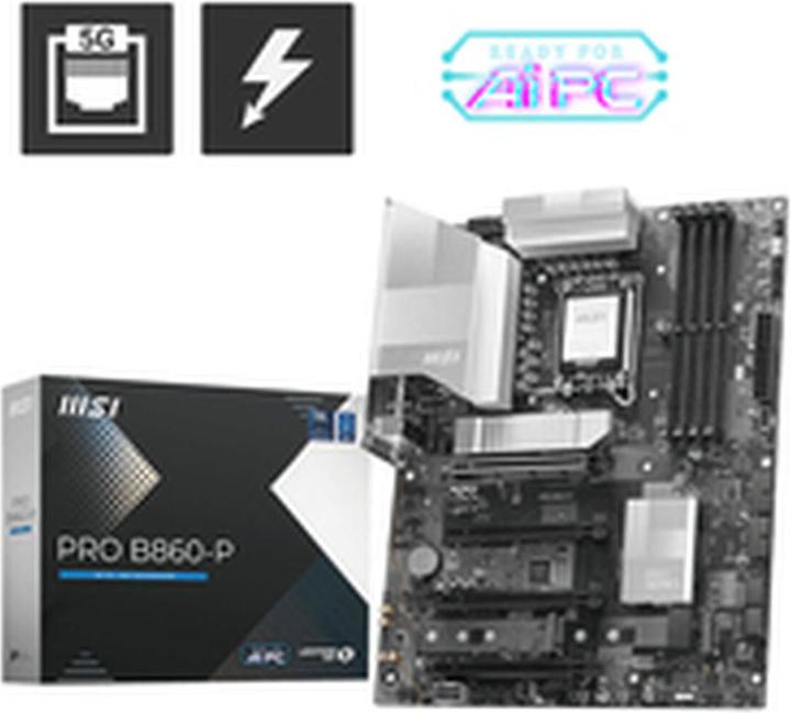 Actual product image MSI PRO B860-P (LGA 1851, Intel B860, ATX)