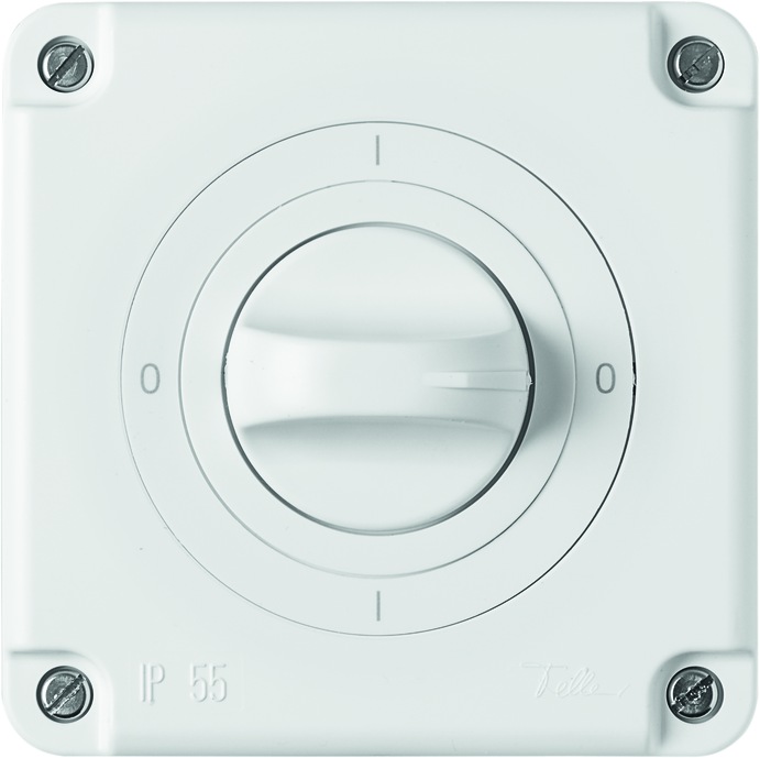 Actual product image Feller NUP Off 0/1 pole white