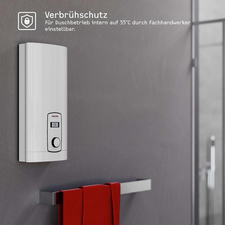 Produktbild Stiebel Eltron DHB-E 11/13 LCD Elektronischer Durchlauferhitzer, gradgenaue Temperatur dank 3i Technologie