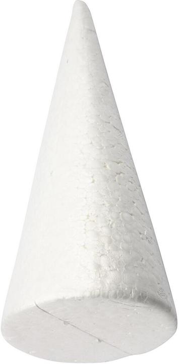 Creativ Company Styrofoam cone white, 35cm