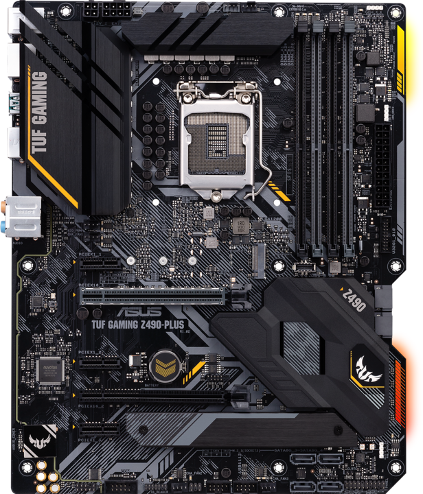 Produktbild ASUS TUF Gaming Z490-PLUS (LGA 1200, Intel Z490, ATX)