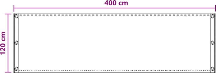 Produktbild vidaXL Balkonsichtschutz (400 cm)
