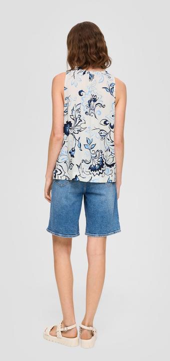 Immagine prodotto s.Oliver Bluse Blusenshirt aus Viskose mit All-over-Print (36)